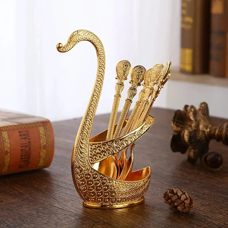 Golden Duck Tea Spoon Set