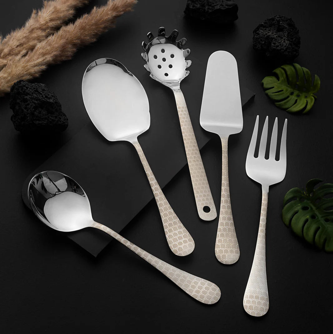 Serving Set Silver
